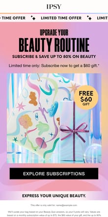 Email from BoxyCharm by IPSY. Summer's Ending: Get this FREE gift before it's gone