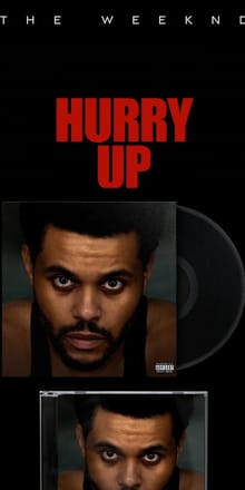 Email from The Weeknd. PRE-ORDER 'HURRY UP TOMORROW'