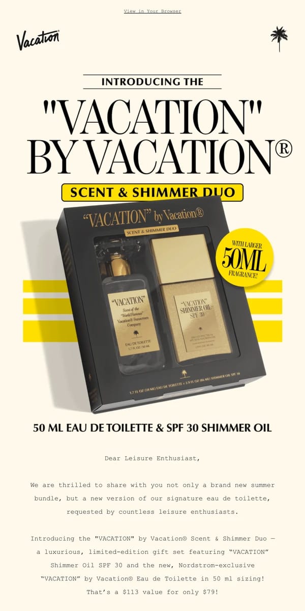 Email from undefined. Nordstrom Sale Exclusive: Scent and Shimmer Duo!