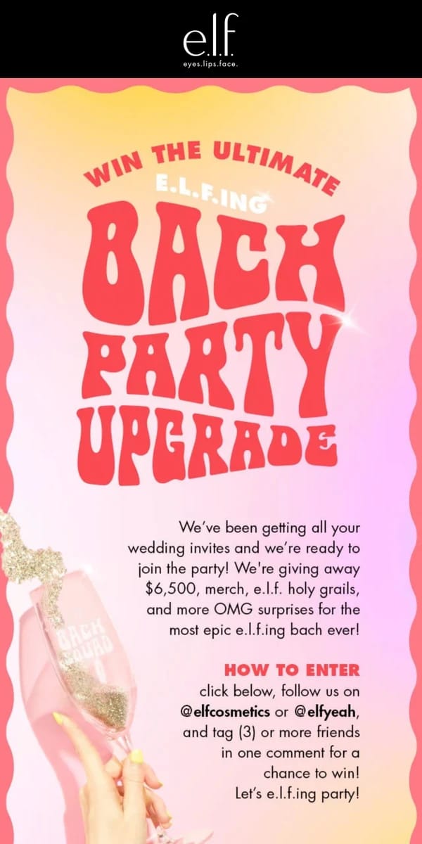 Email from undefined. 🎉 Win the Ultimate Bach Party Upgrade!