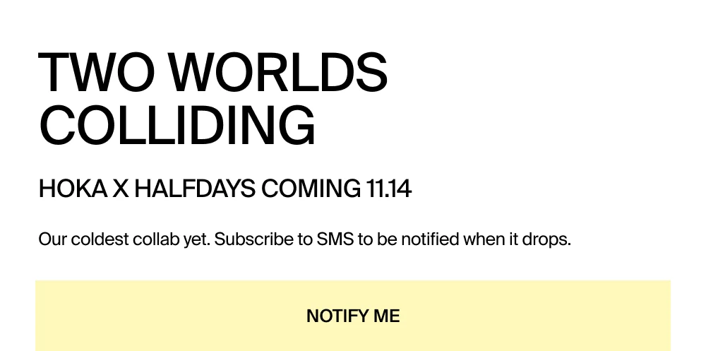 Subscribe to be notified first