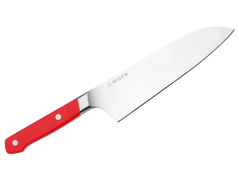8'' Misen red santoku knife