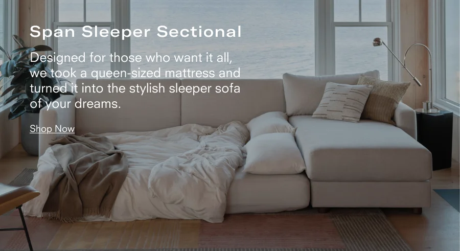 Span Sleeper Storage Sectional