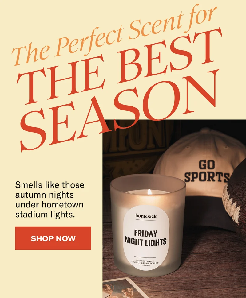 The Perfect Scent for The Best Season | Smells like those autumn nights under hometown stadium lights.&nbsp;| Shop now