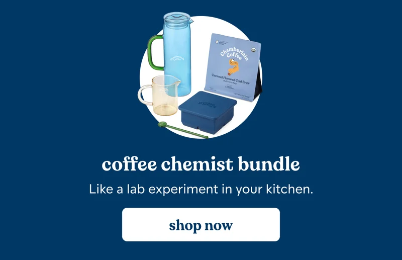 coffee chemist bundle. Like a lab experiment in your kitchen. [shop now]