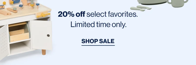 20% off select favorites.  Limited time only. Shop Sale