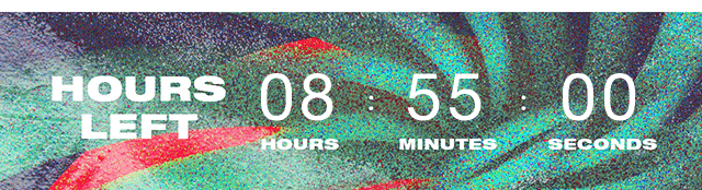 Hours Left Countdown Clock