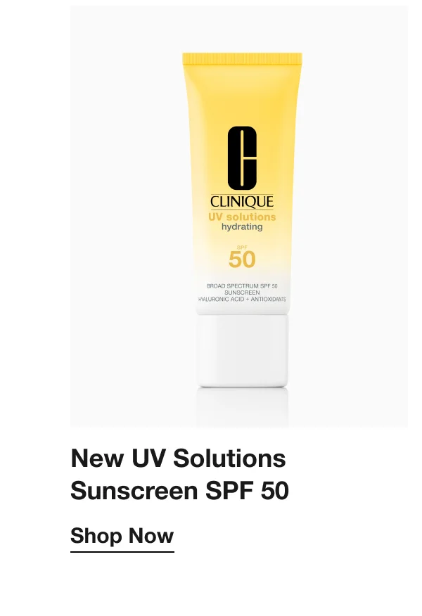 New UV Solutions Sunscreen SPF 50 | Shop Now