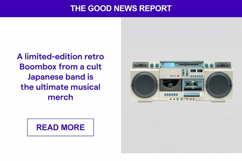 A limited-edition retro Boombox from a cult Japanese band is the ultimate musical merch