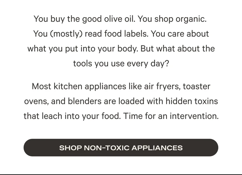 Shop Non-Toxic Appliances