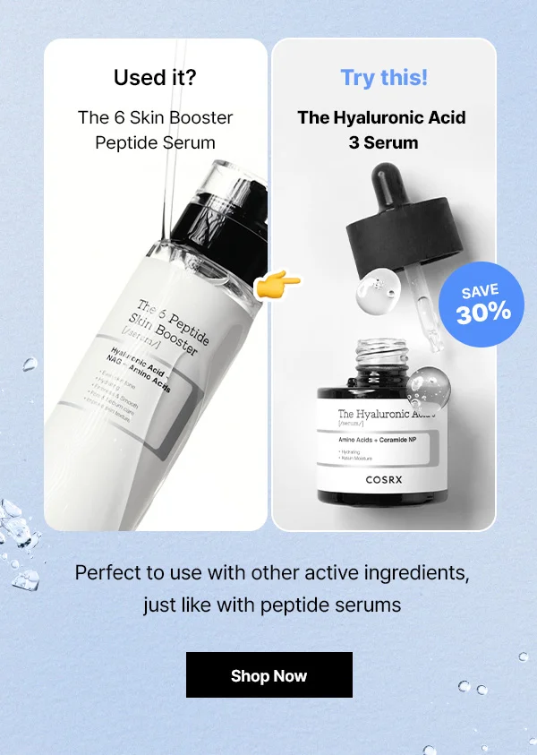 Perfect to use with other active ingredients, just like with peptide serums. Shop Now →
