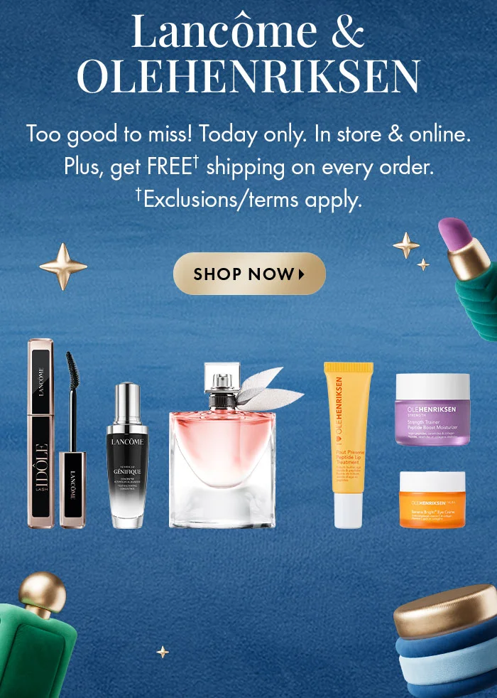 lancome and Olehenricksen