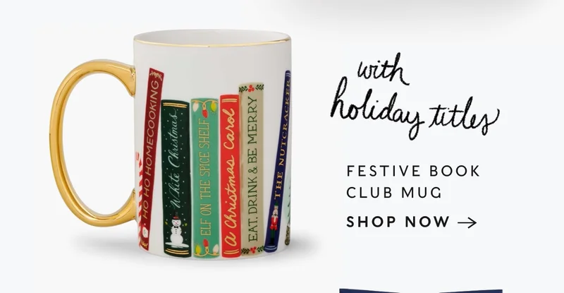 Shop Festive Book Club Mug