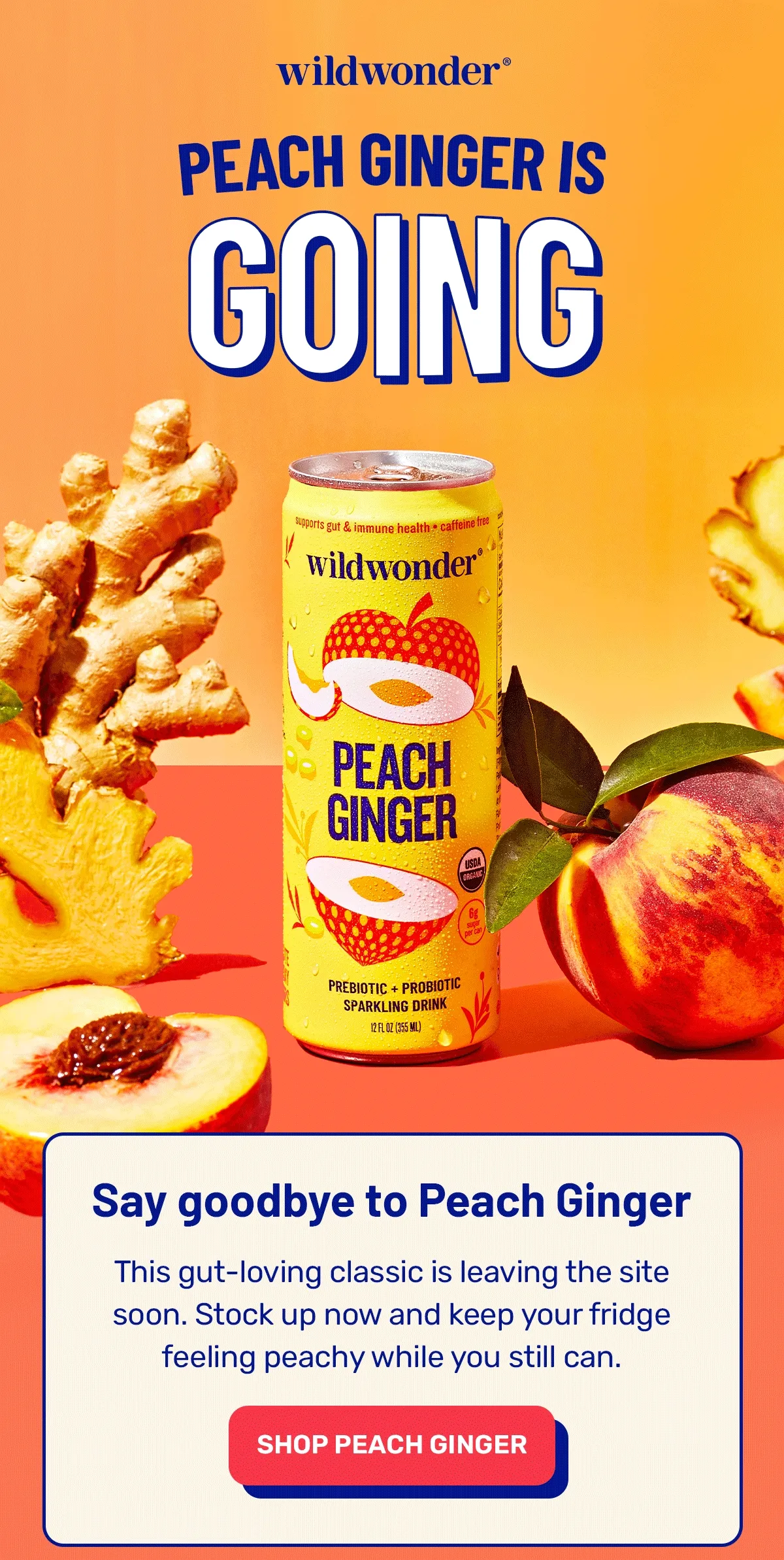 Peach Ginger is GOING