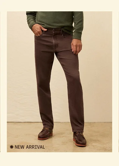 Stretch Terry 5-Pocket Pant