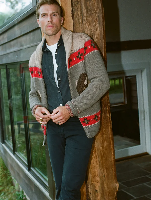 Steven Paul Judd Buffalo Zip Cardigan