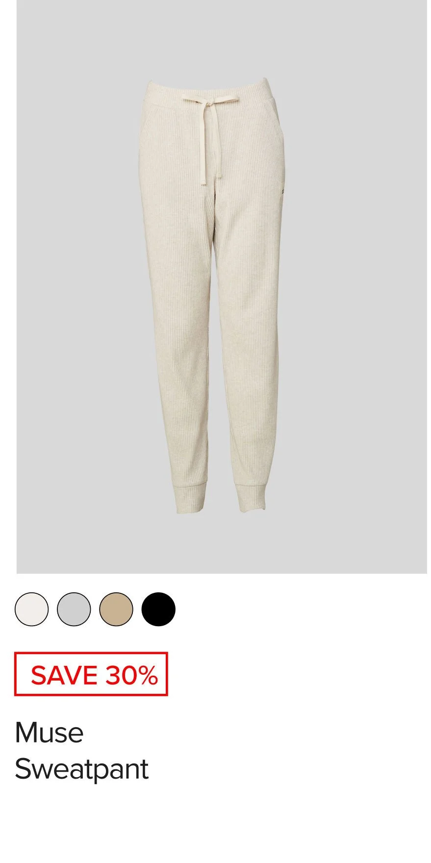 SAVE 30%. MUSE SWEATPANT