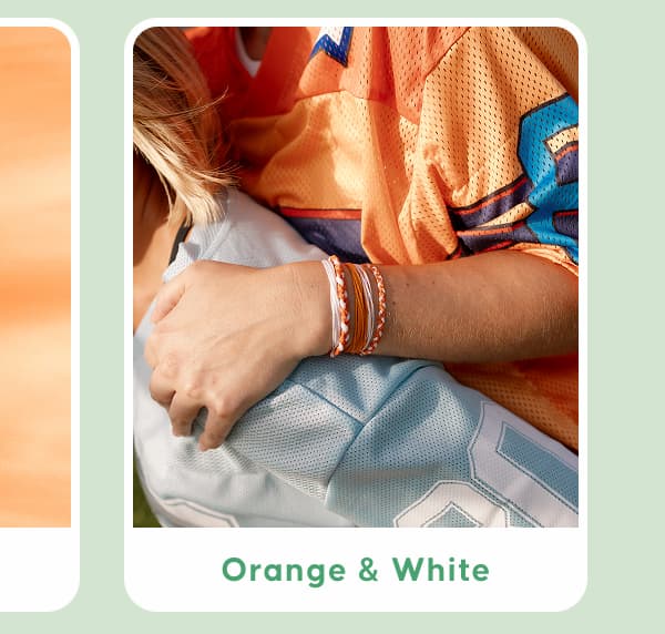 Orange & White