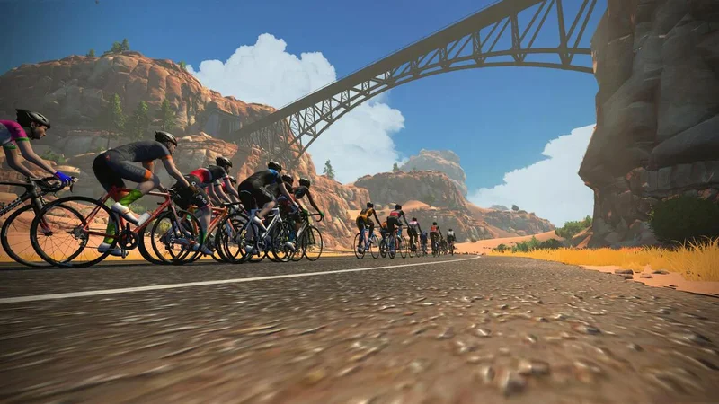 Riders on a course