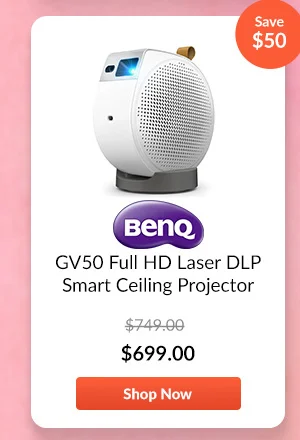 BenQ GV50 Full HD Laser DLP Smart Ceiling Projector