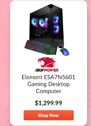iBUYPOWER Element ESA7N5601 Gaming Desktop Computer