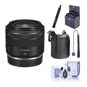 Canon RF 24mm f/1.8 Macro IS STM Lens, Bundle with Included Value