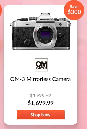 OM SYSTEM OM-3 Mirrorless Camera