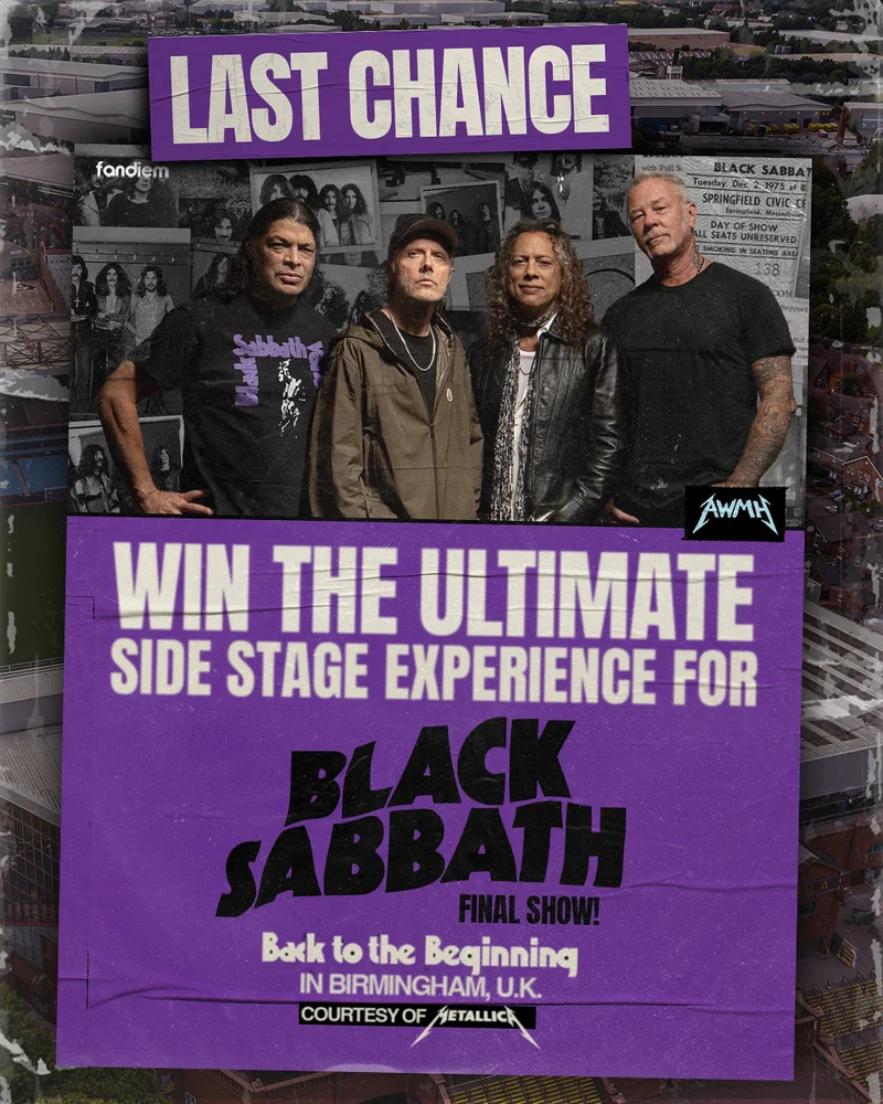 Win the Trip of a Lifetime to See Black Sabbath’s Farewell Show