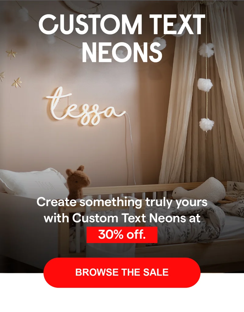 Custom Text Neons