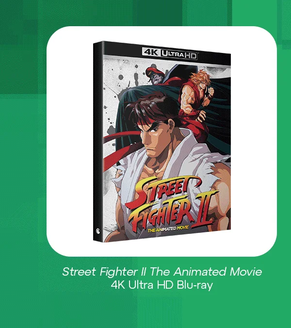 Street Fighter II The Animated Movie 4K Ultra HD Blu-ray
