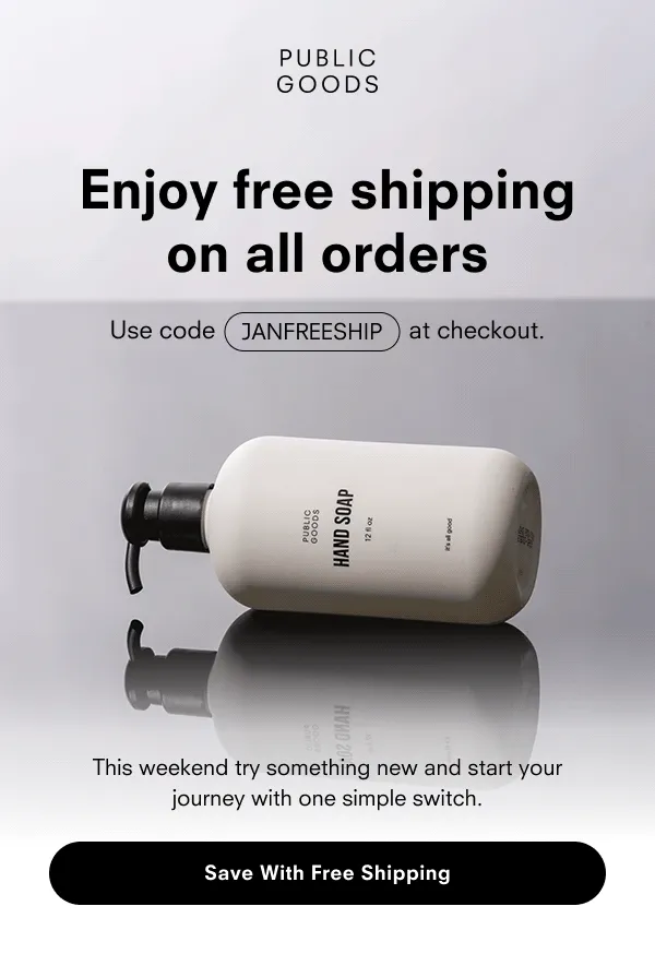 Enjoy Free Shipping