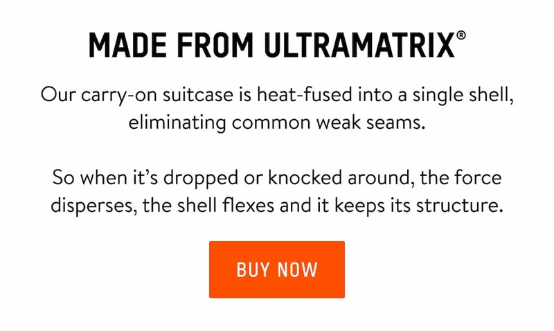 Buy luggage now