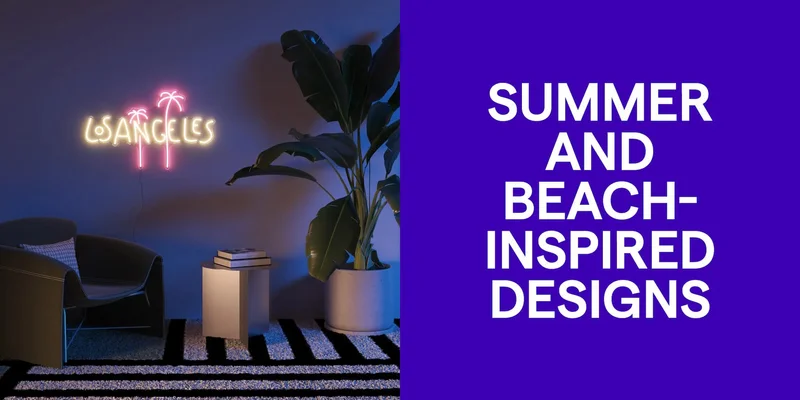 Summer- and beach-inspired designs