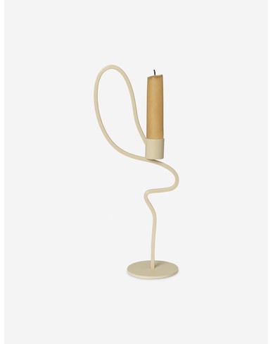 Valse Candle Holder by Ferm Living-Cashmere / Tall