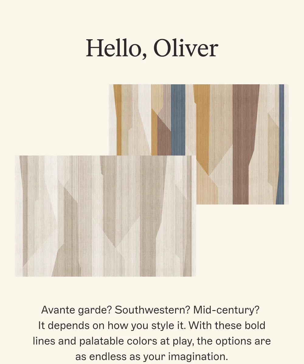 Hello, Oliver