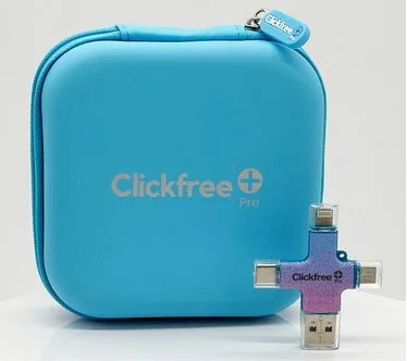 Clickfree Pro 256GB Photo & Video Storage Device with Case