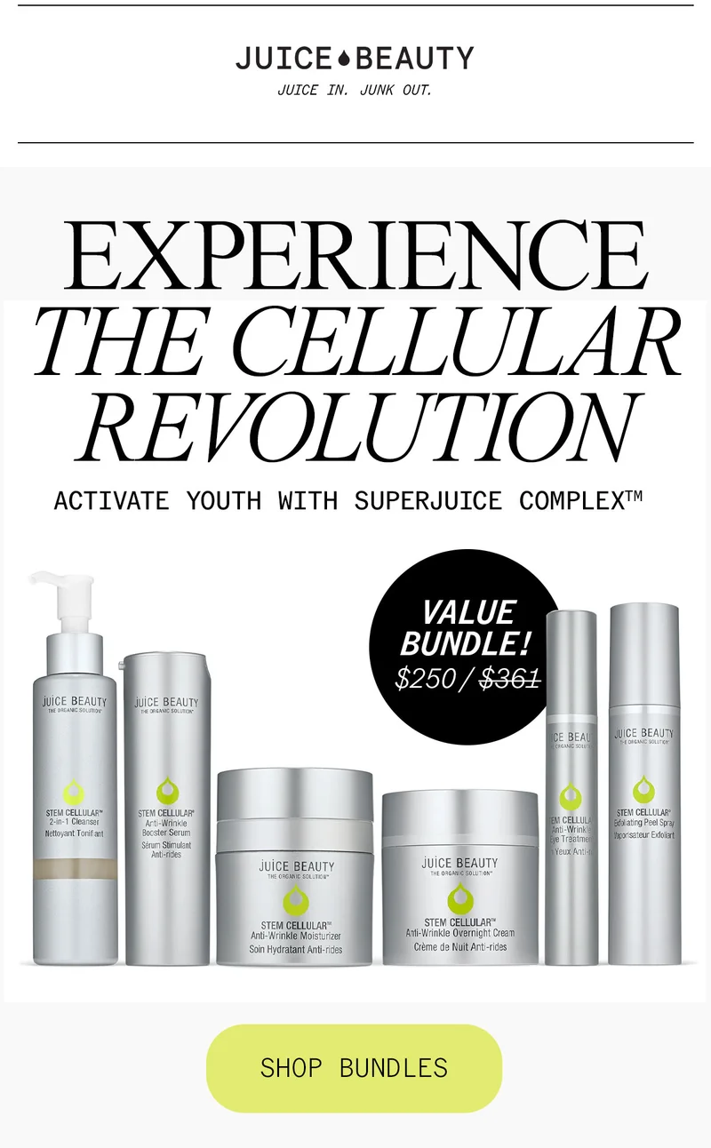 Experience the Cellular Revolution: Activate Youth with SuperJuice Complex