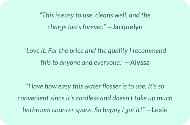 Shop Water Flosser