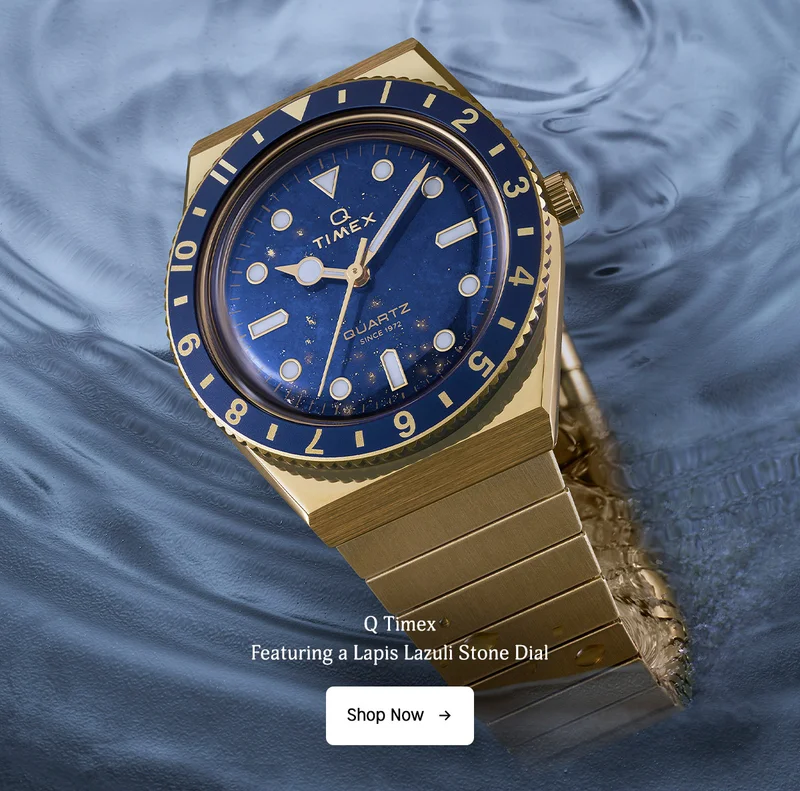Q Timex | Featuring a Lapis Lazuli Stone Dial | Shop Now