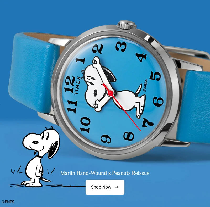 Marlin Hand-Wound x Peanuts Reissue | Shop Now