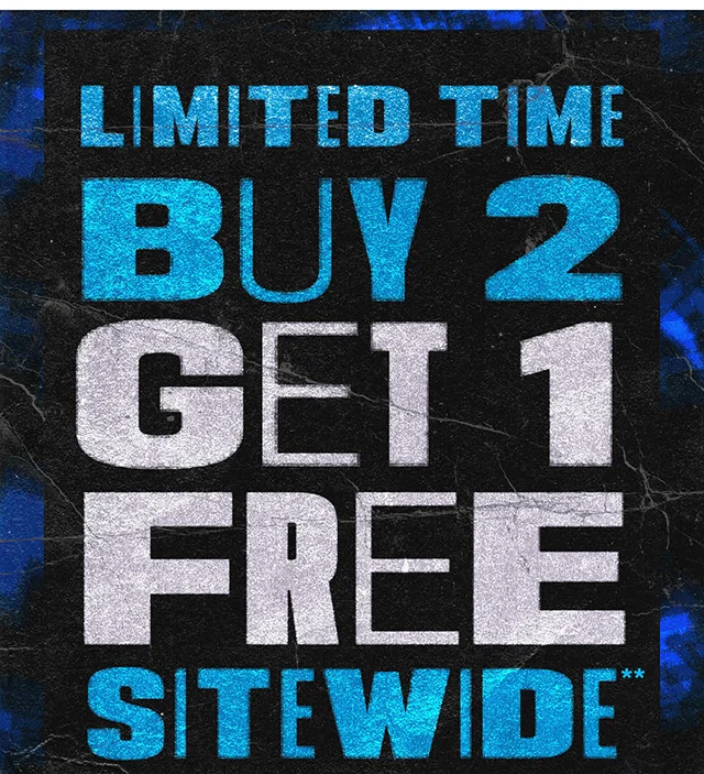 Limited Time! Buy 2 Get 1 Free Sitewide. Exclusions Apply. Shop Now