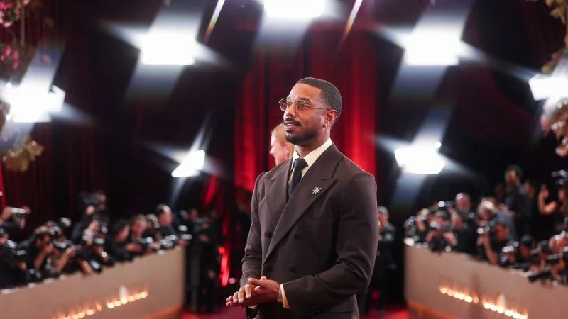 Michael B. Jordan at the 83rd Annual Golden Globes held at The Beverly Hilton on January 11, 2026 in Beverly Hills, California. (Photo by Christopher Polk/2026GG/Penske Media via Getty Images)