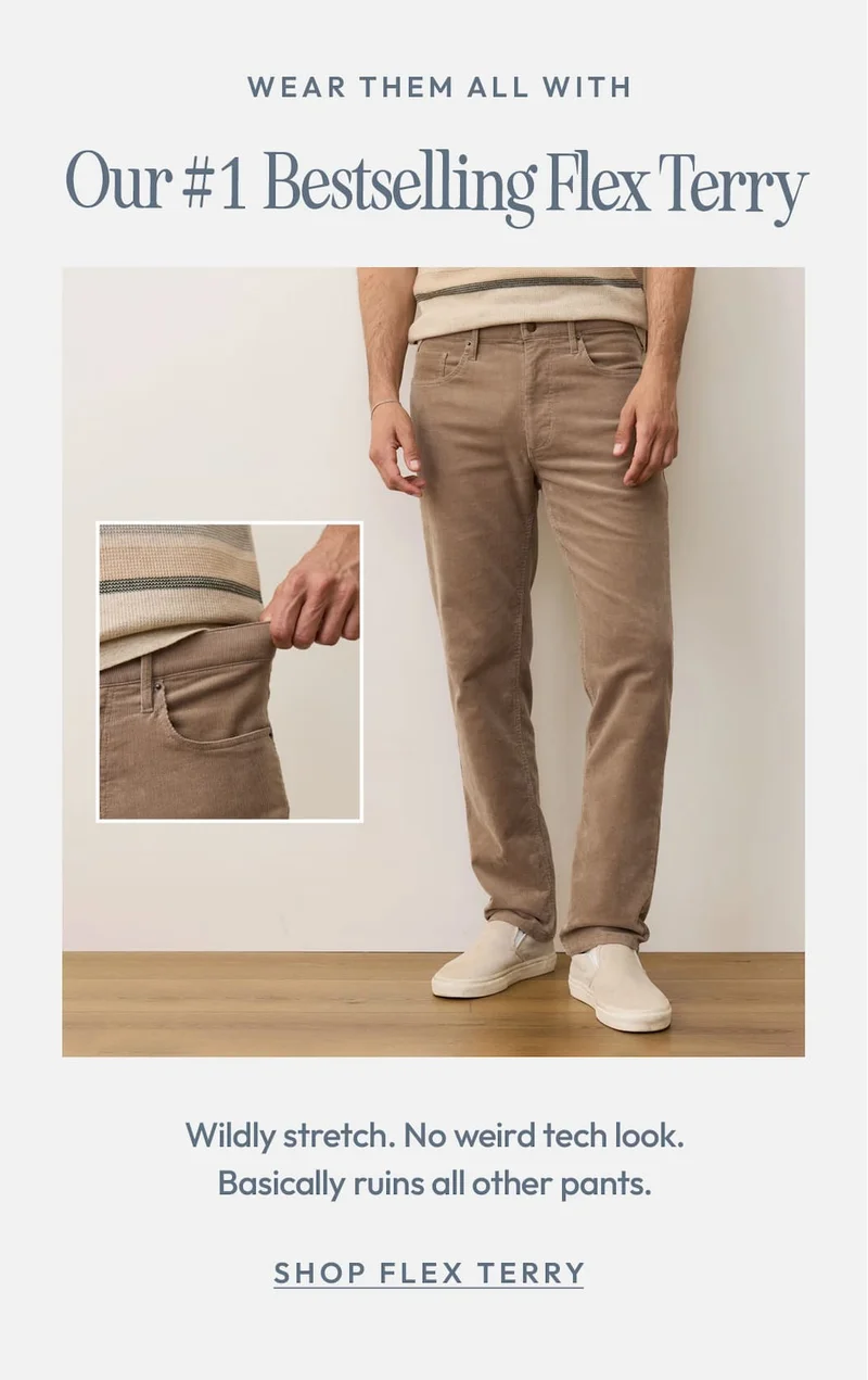 Our #1 Bestselling Flex Terry