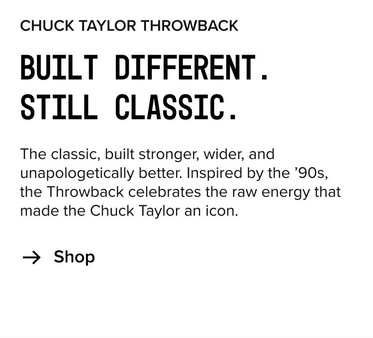 Chuck Taylor Throwback