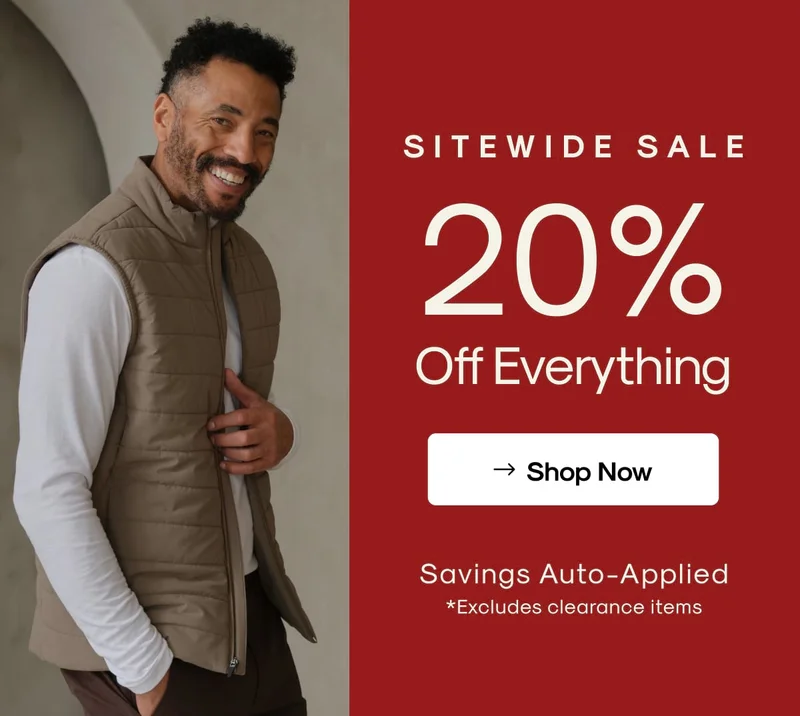 Sitewide Sale 20% Off Everything