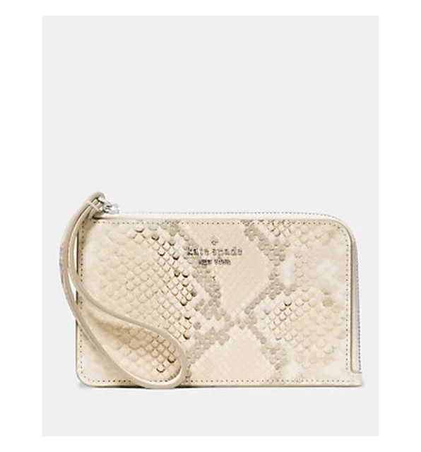 Lucy Snake Small Card Holder Wristlet