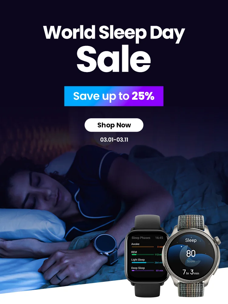 Amazfit World Sleep day Sale