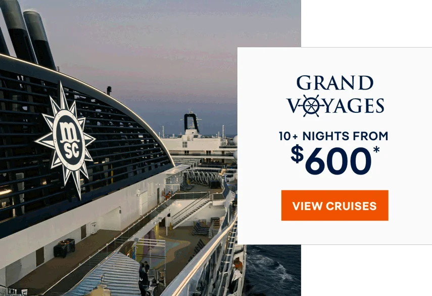 Grand Voyages 10+ Nights – Click to View Cruises & Book Now