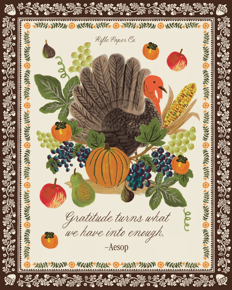 Gratitude turns what we have into enough. - Aesop