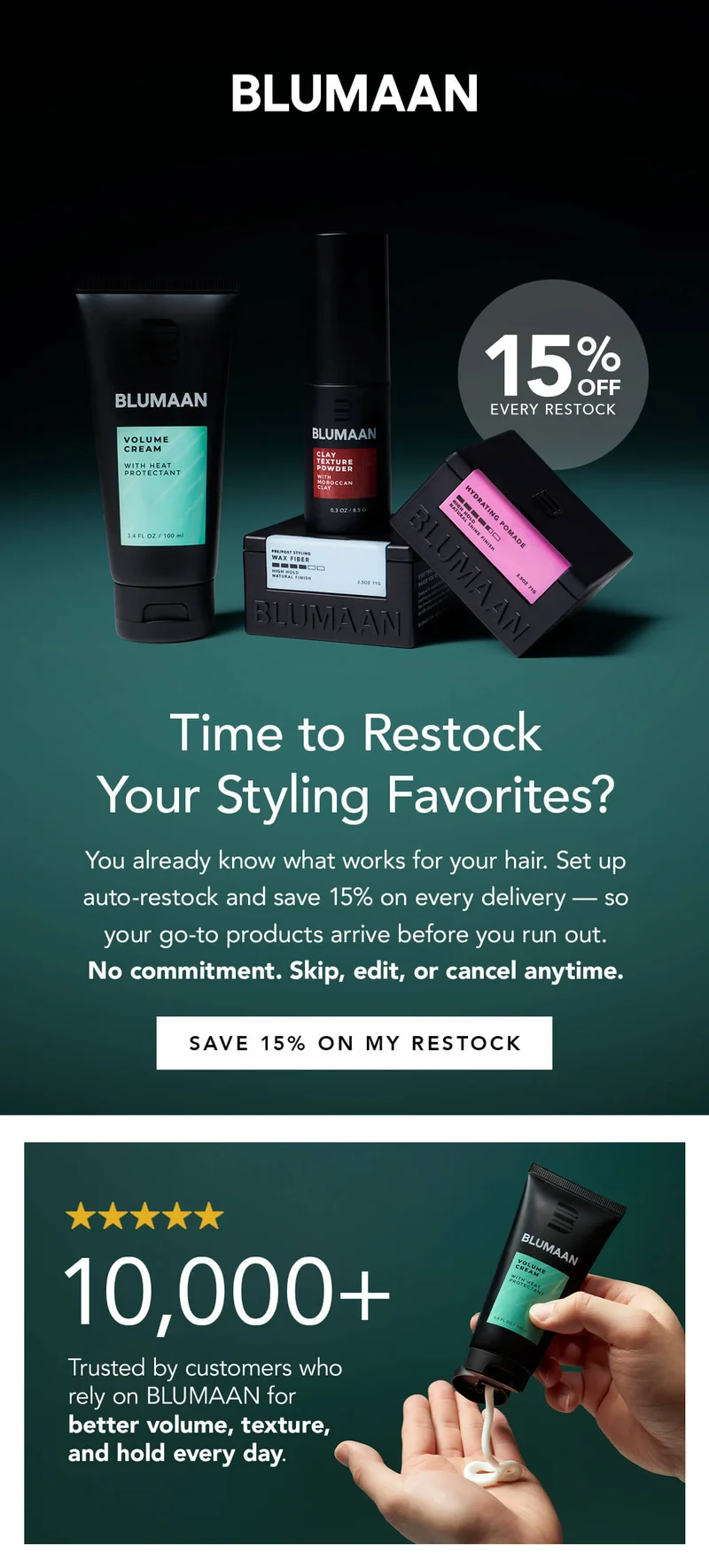Time to Restock Your Styling Favorites?